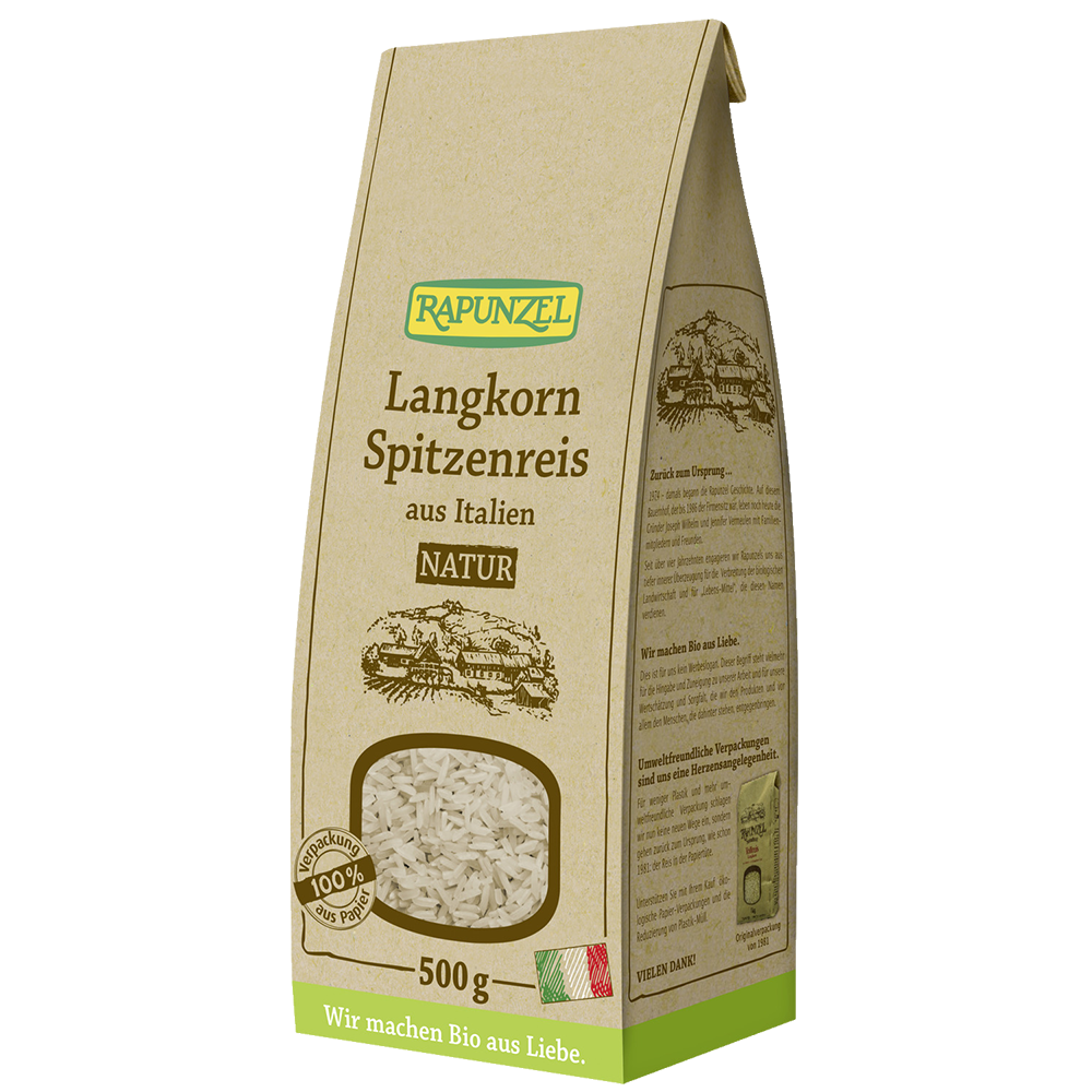 riso chicco lungo naturale Rapunzel riso chicco lungo naturale Rapunzel