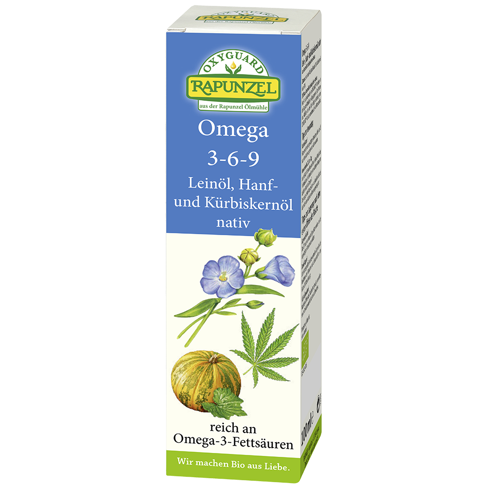 Lein Hanf Kürbiskernöl OXYGUARD Omega 3-6-9 Lein Hanf Kürbiskernöl OXYGUARD Omega 3-6-9