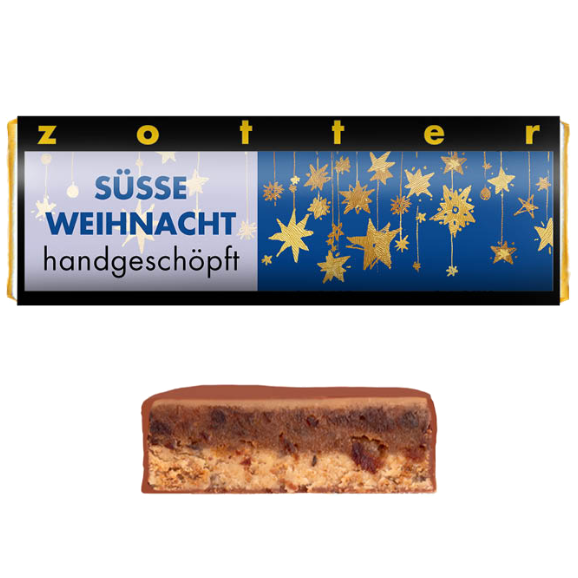 Süße Weihnacht cioccolato al latte panpepato frutti 