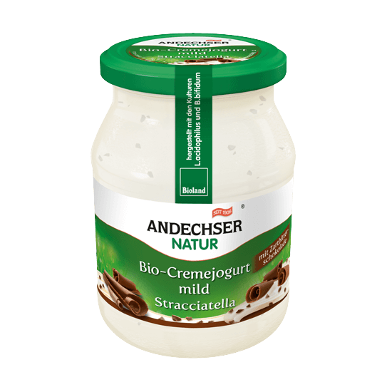 Rahmjoghurt Stracciatella im Glas 