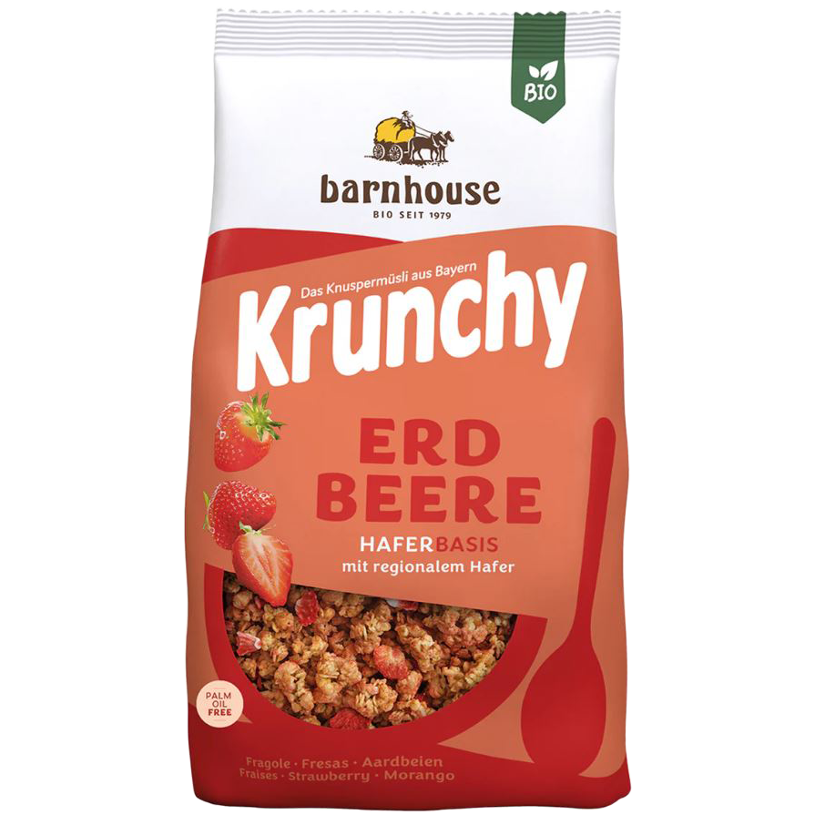 Krunchy Hafer Erdbeere 