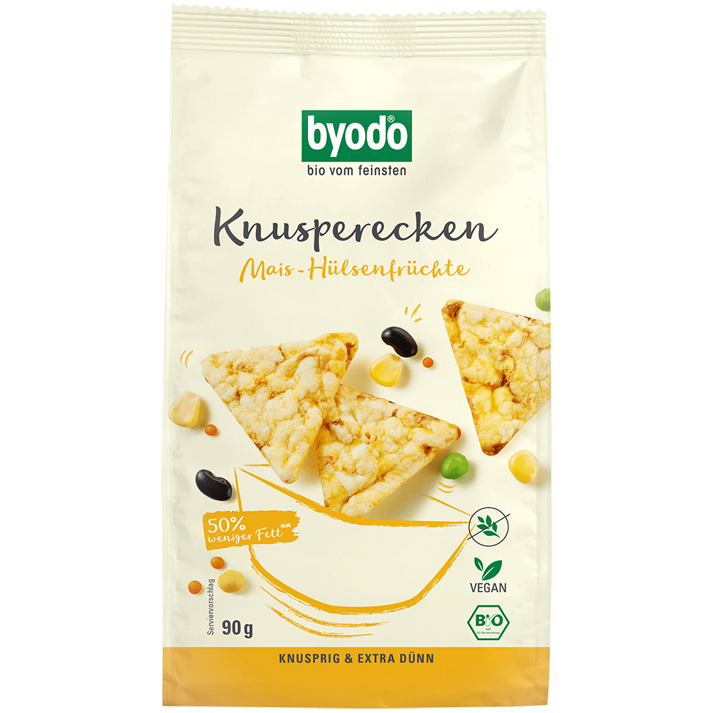 Knusperecken Mais - Hülsenfrüchte 