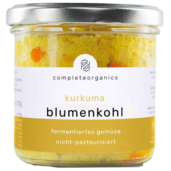 curcuma e cavolfiore fermentato 