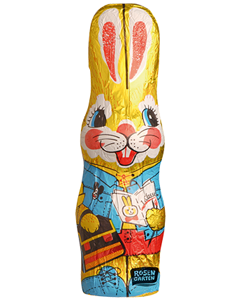 Osterhase Vollmilch in Staniol 