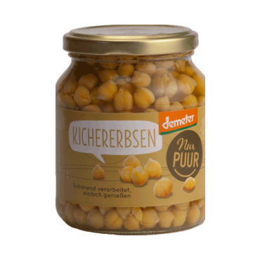 Kichererbsen im Glas Kichererbsen im Glas