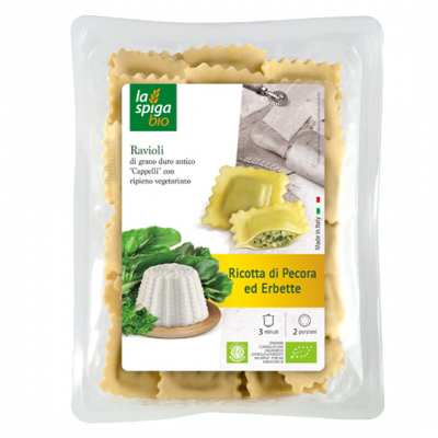 Ravioli con ricotta di pecora ed erbette (250gr)