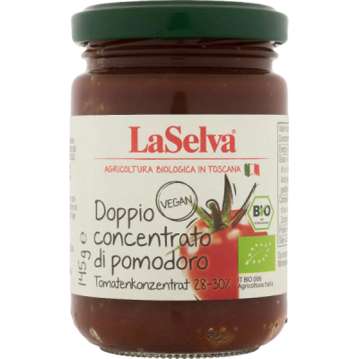 doppio concentrato di pomodoro 28-30% (145gr)