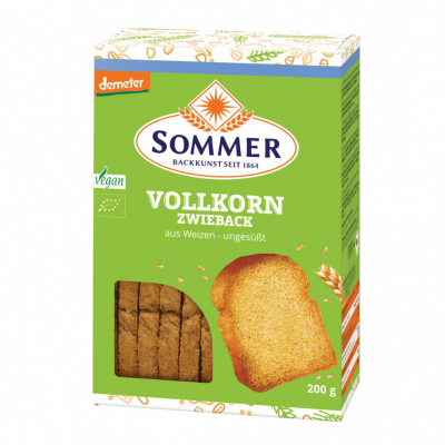 Zwieback Vollkorn Weizen (200gr)