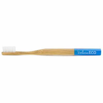 spazzolino bambu adulto medio/blu