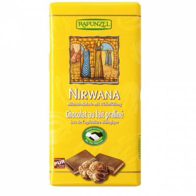 Nirwana cioccolato al latte con crema di nocciole (100gr)