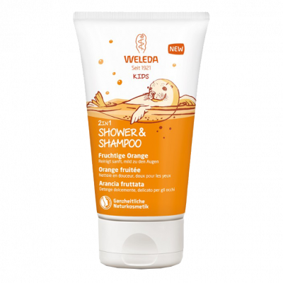 Kids Shower Shampoo fruchtige Orange (150ml)