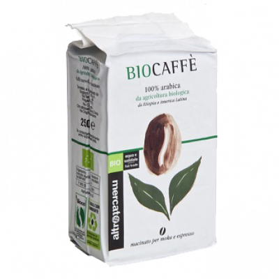 caffè macinato, 100% arabica - Fairtrade (250gr)