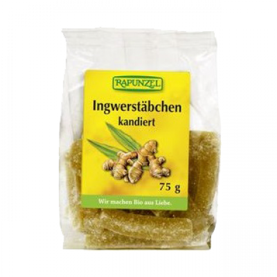 Ingwerstäbchen kandiert (75gr)