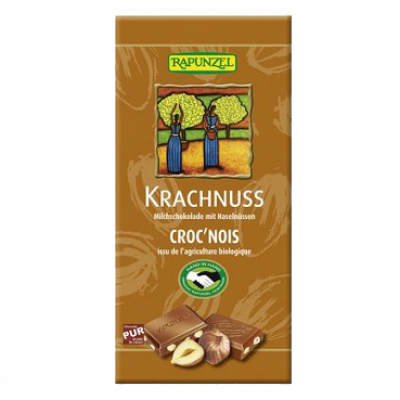 Krachnuss Vollmilchschokolade Haselnuss (100gr)