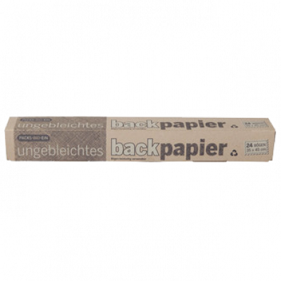 Backpapier ungebleicht 24 Einzelbögen