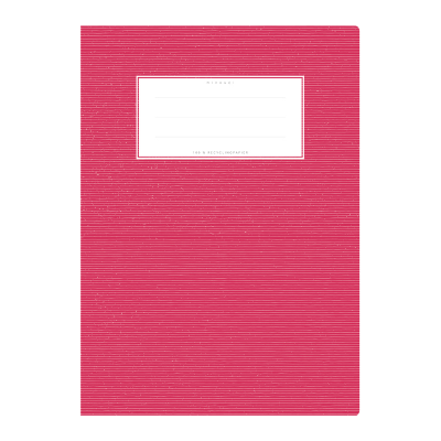 minouki copertina quaderno A4 rosso