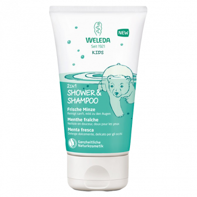 kids shower &shampoo menta fresca (150ml)