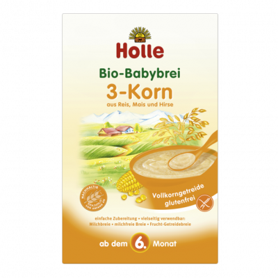 Vollkorngetreidebrei 3-Korn (250gr)