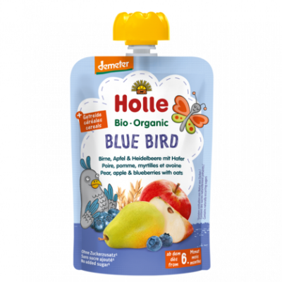 Blue Bird - Birne, Apfel u. Heidelbeere mit Hafer (90gr)