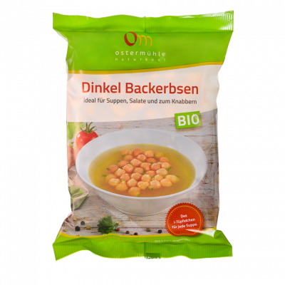 Dinkel Backerbsen (125gr)