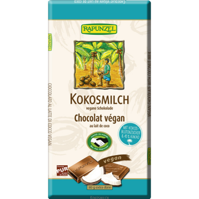 Kokosmilch Schokolade vegan (80gr)