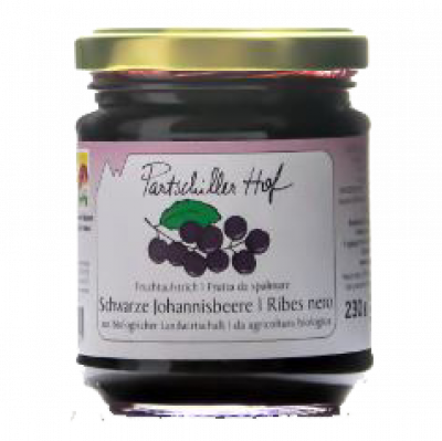 Fruchtaufstrich schwarze Johannisbeeren (230gr)