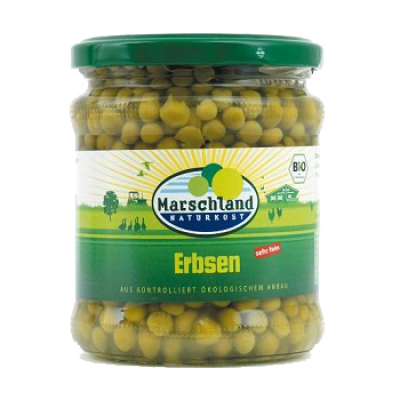 Erbsen im Glas (350gr)