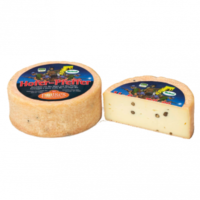 formaggio grasso al pepe Hofer (ca. 600gr)(M.g.s.s.:55%)