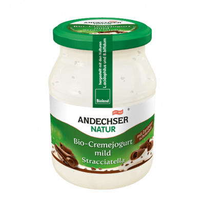 Rahmjoghurt Stracciatella im Glas (500gr)