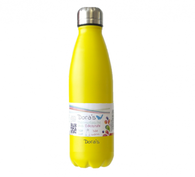 termos acciaio inossidabile giallo 500 ml